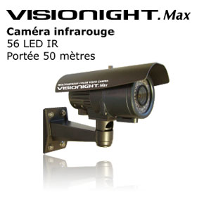 Visionaute Advance - Caméra de videosurveillance Jour/Nuit 50m, Camera Infrarouge